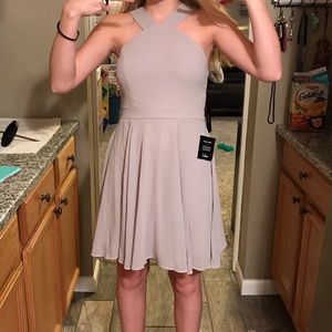 Light Grey Short dress